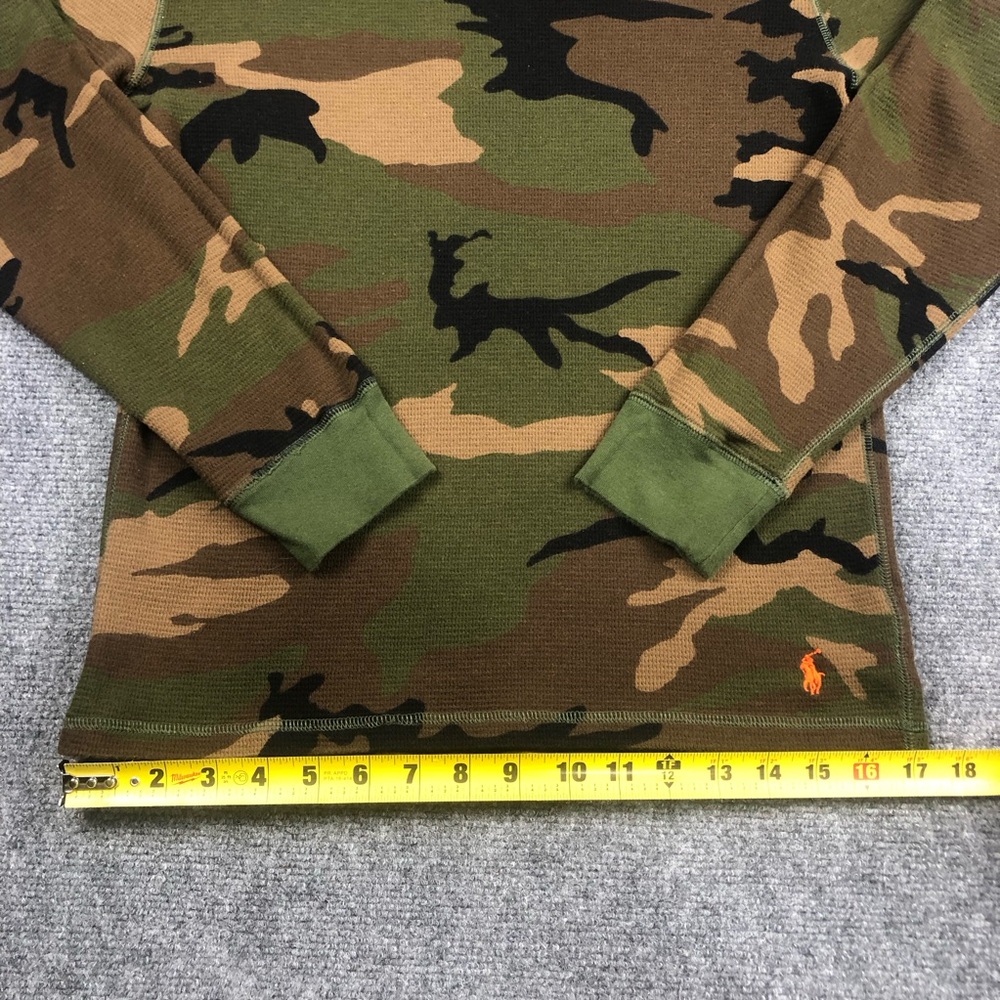 Polo Ralph Lauren Men’s Camo Thermal Long Sleeve Top - Picture 2 of 10